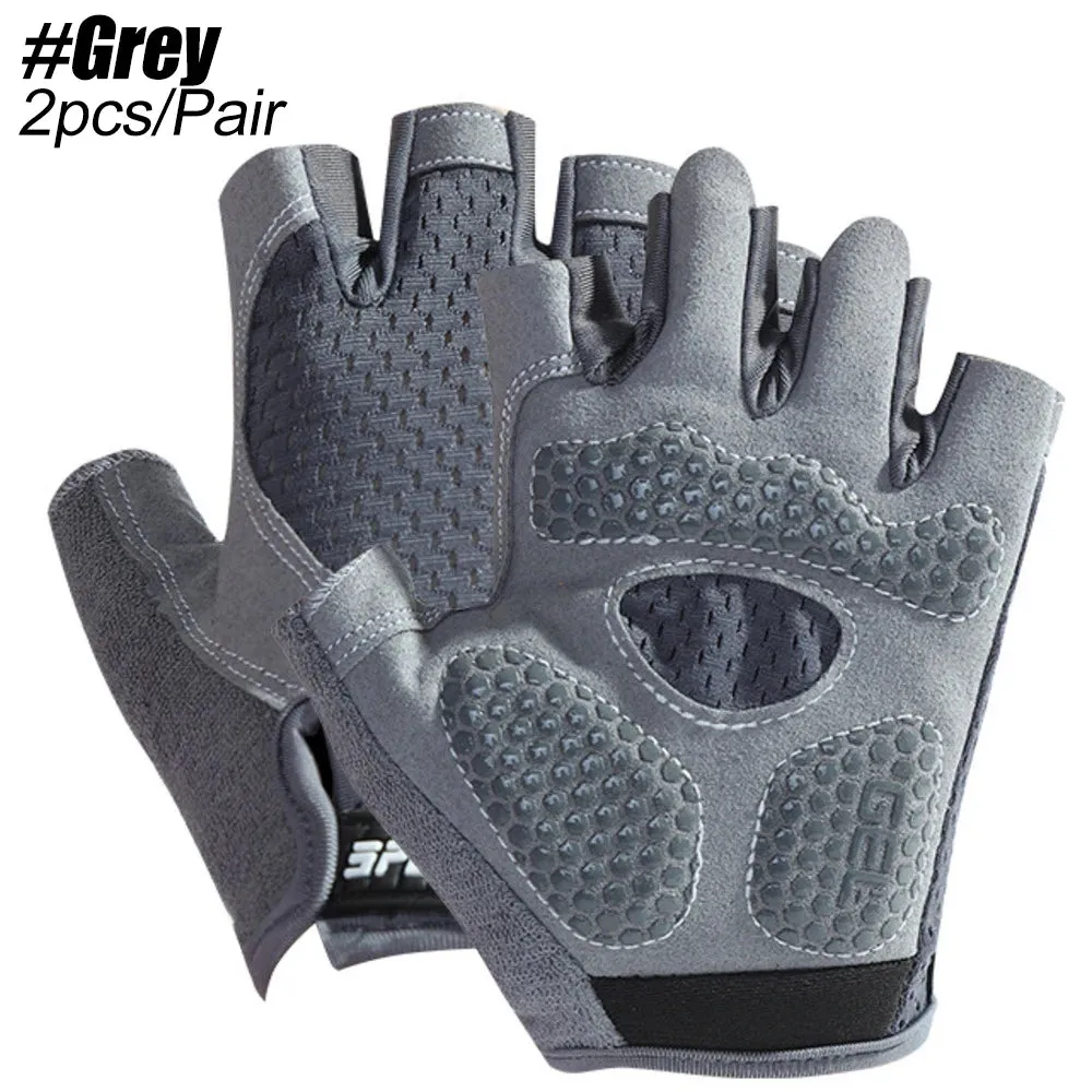 1Pair Kids Half Finger Gloves, Kids Boys Girls Cycling Gloves, Kids Fishing Gloves for Cycling Camping Fishing Outdoor Sports