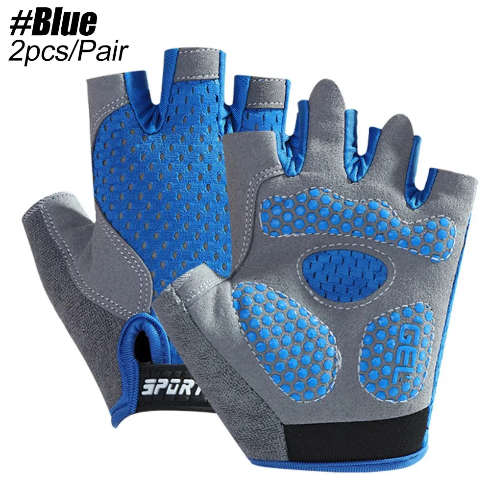 1Pair Kids Half Finger Gloves, Kids Boys Girls Cycling Gloves, Kids Fishing Gloves for Cycling Camping Fishing Outdoor Sports
