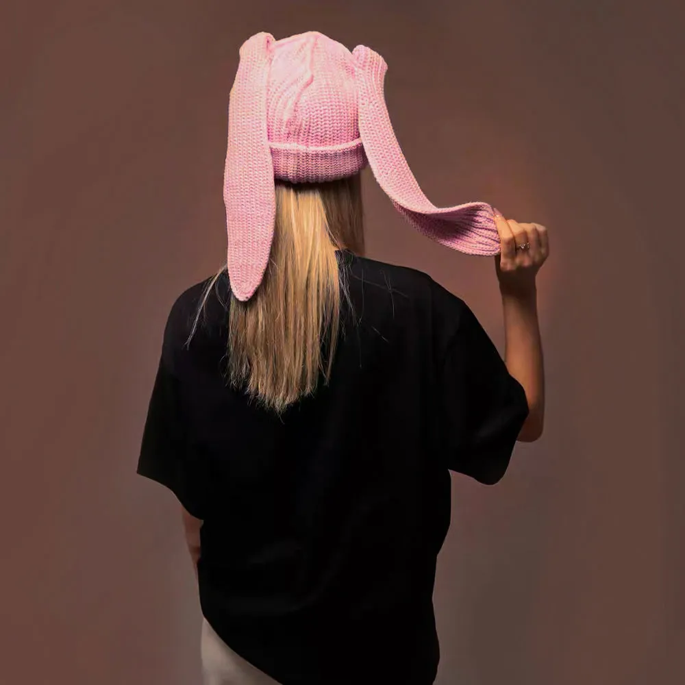 6Kull Street Rabbit Knitted Hat