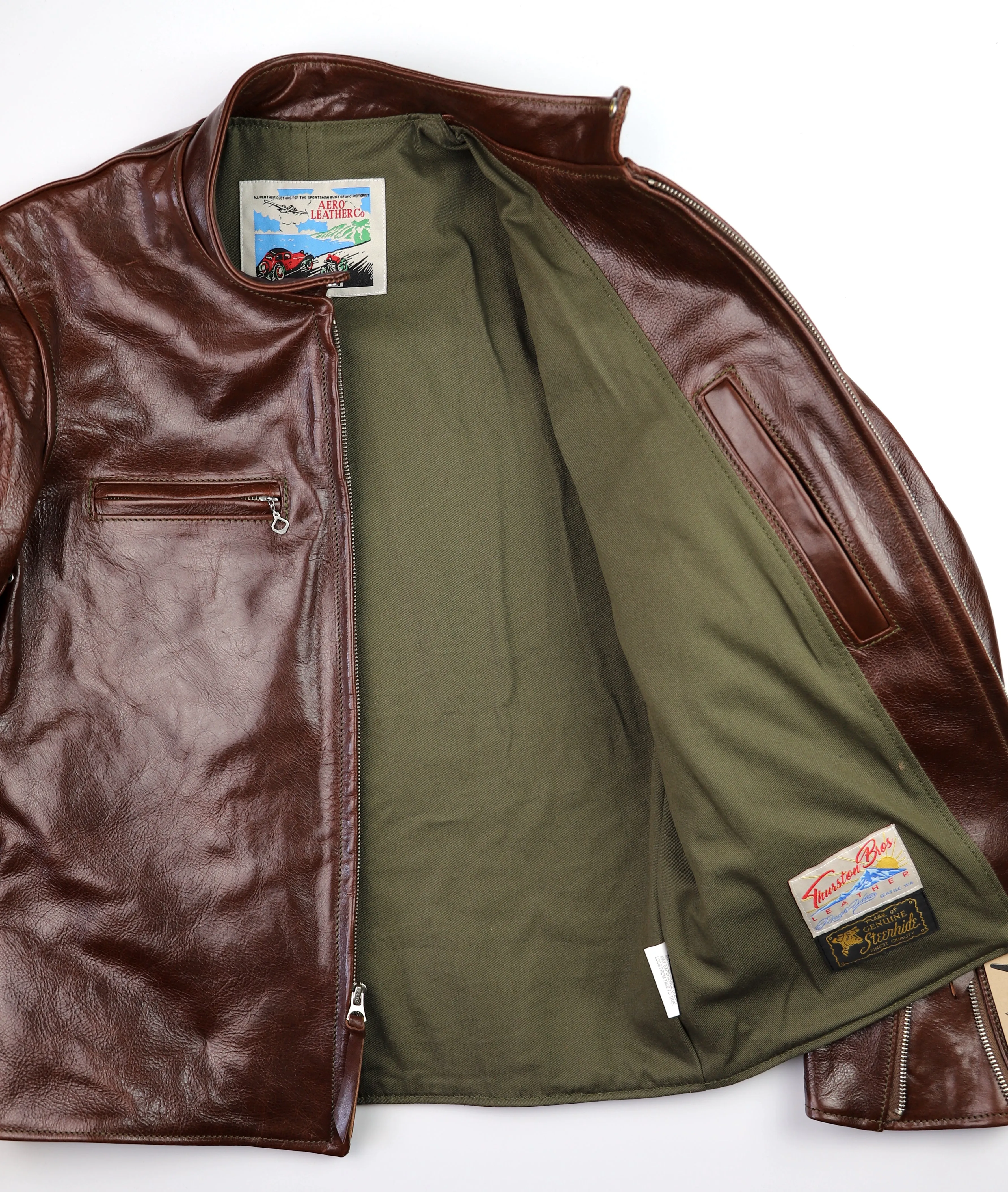 Aero Board Racer, size 38, Tobacco Badalassi Cowhide