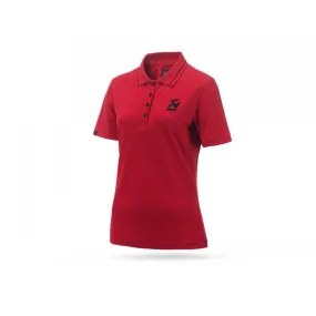 AKRAPOVIC 802153 Polo Corpo Red Women L