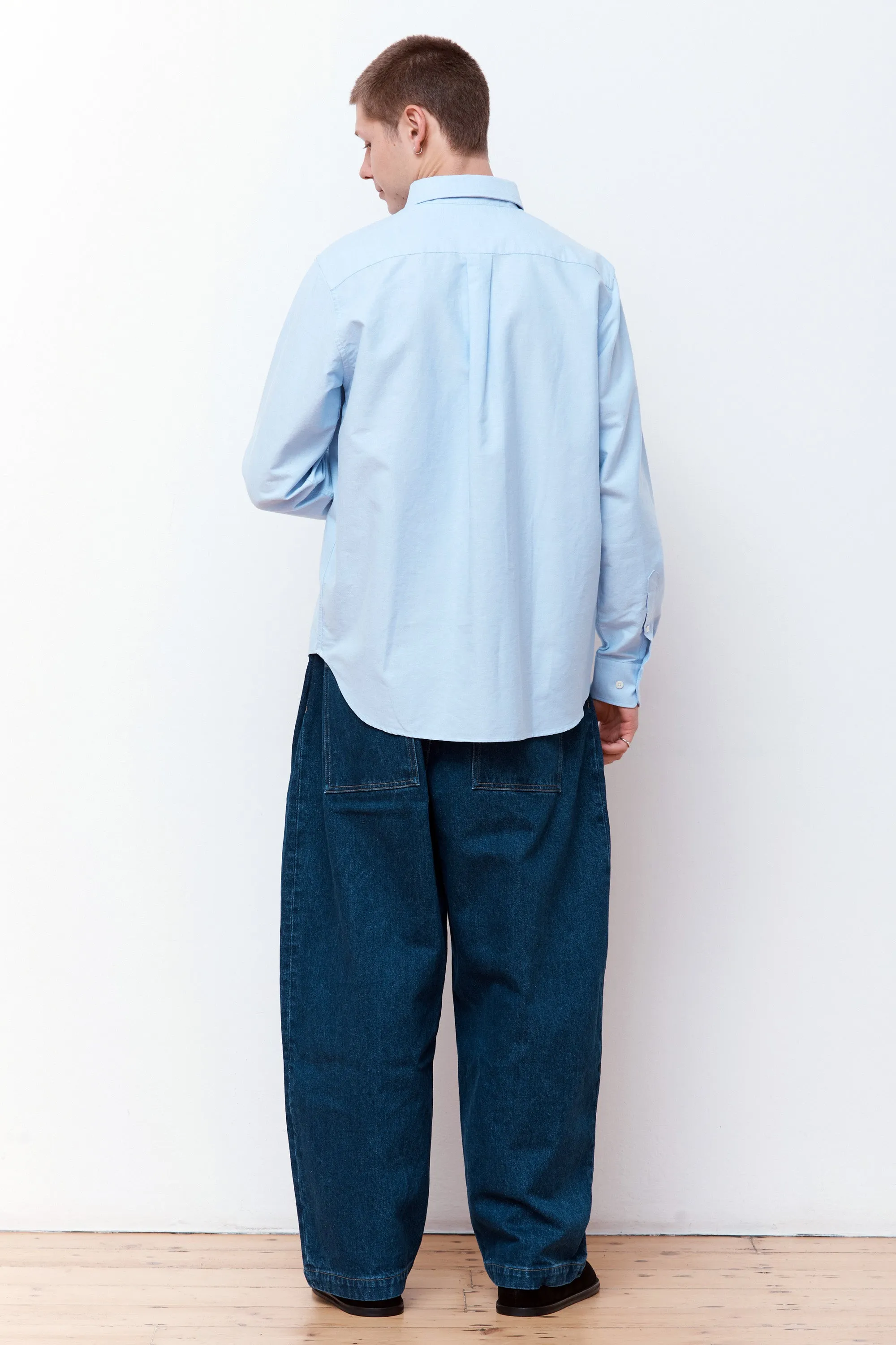 Algot Oxford Monogram Pale Blue