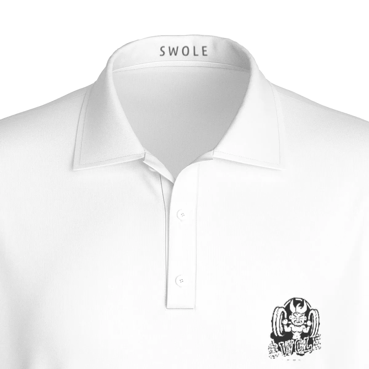 All-Over Print Men's Polo Collar Jersey swole print