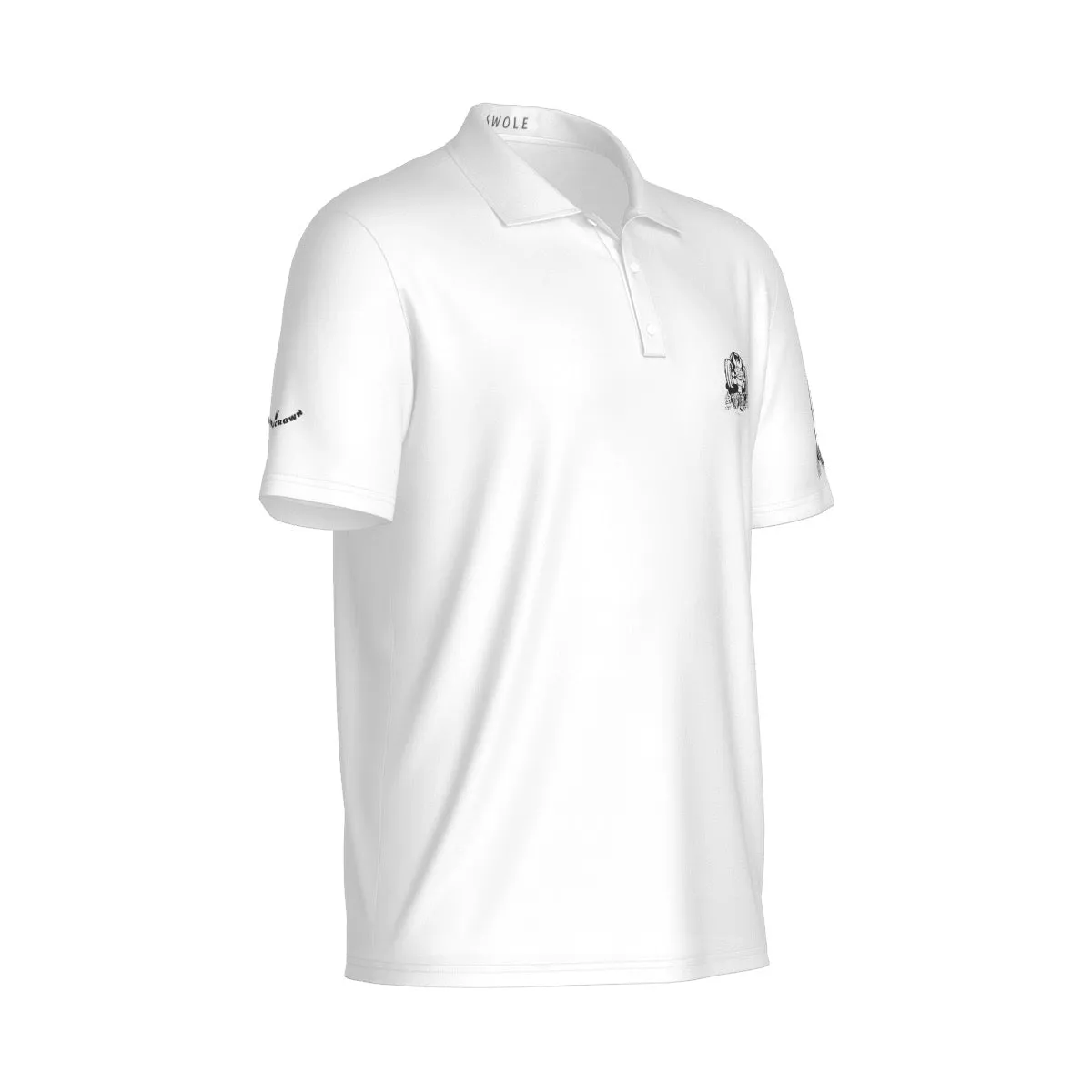 All-Over Print Men's Polo Collar Jersey swole print