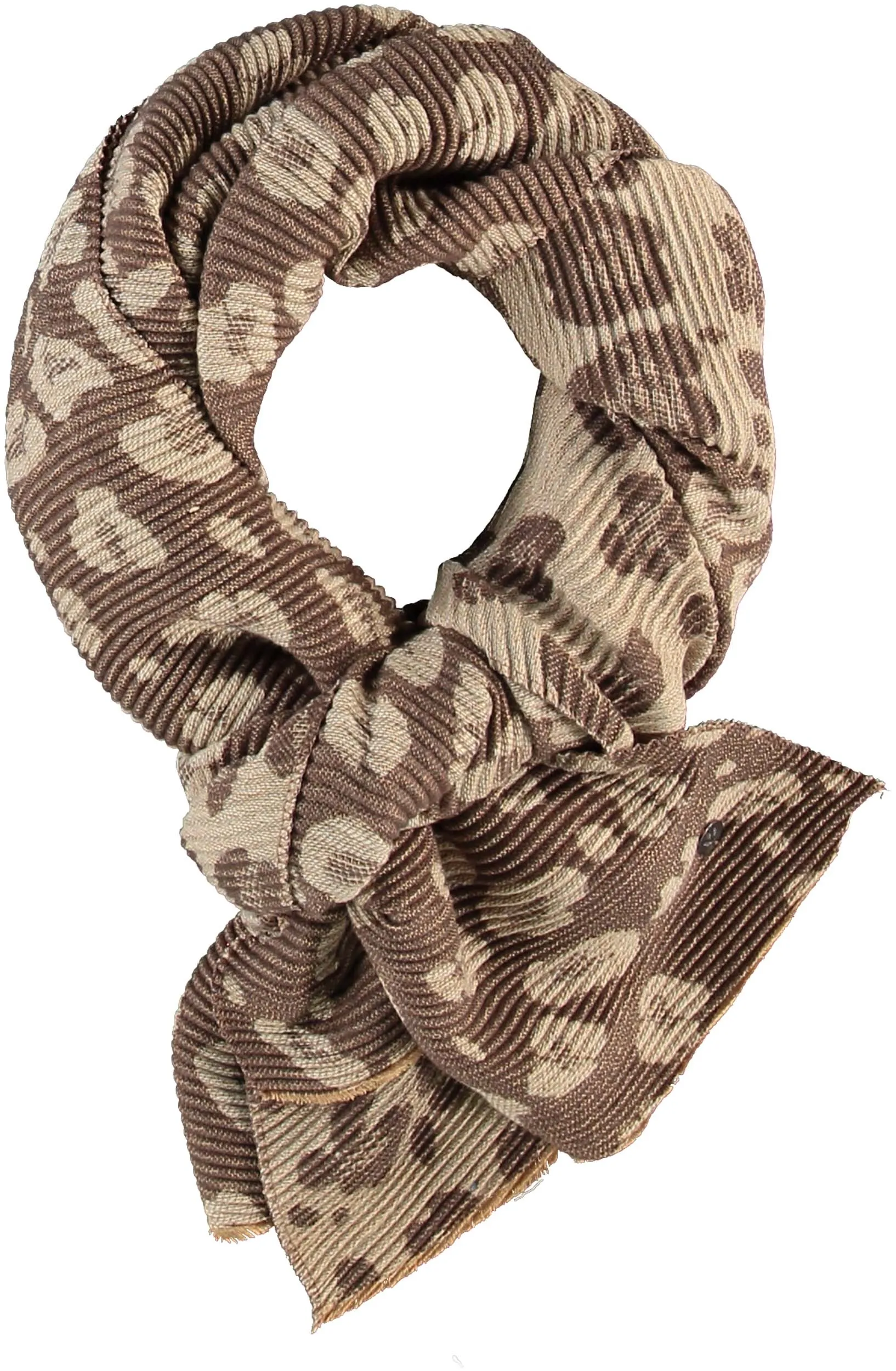 Animal Plissé Woven Wrap