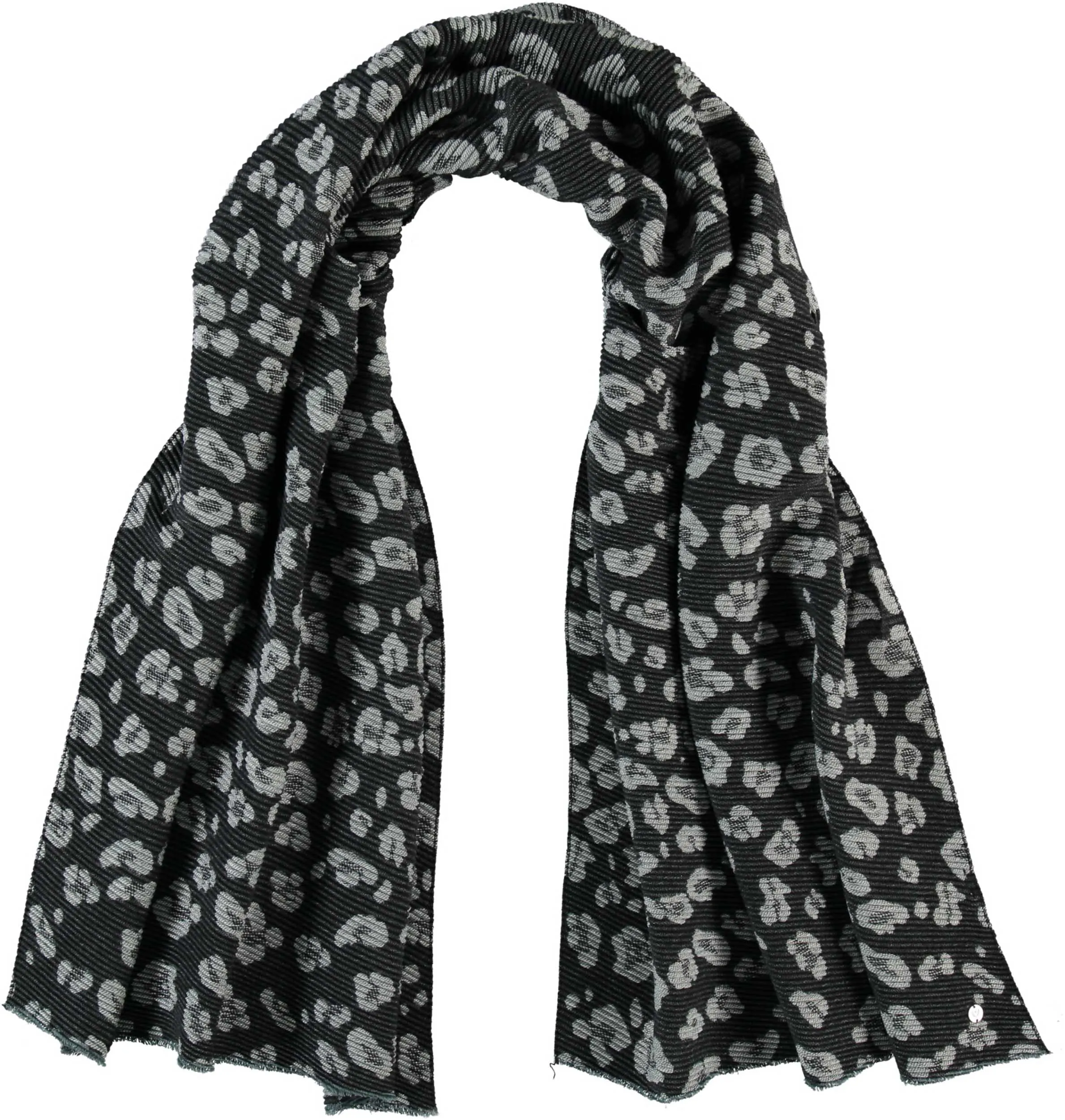 Animal Plissé Woven Wrap
