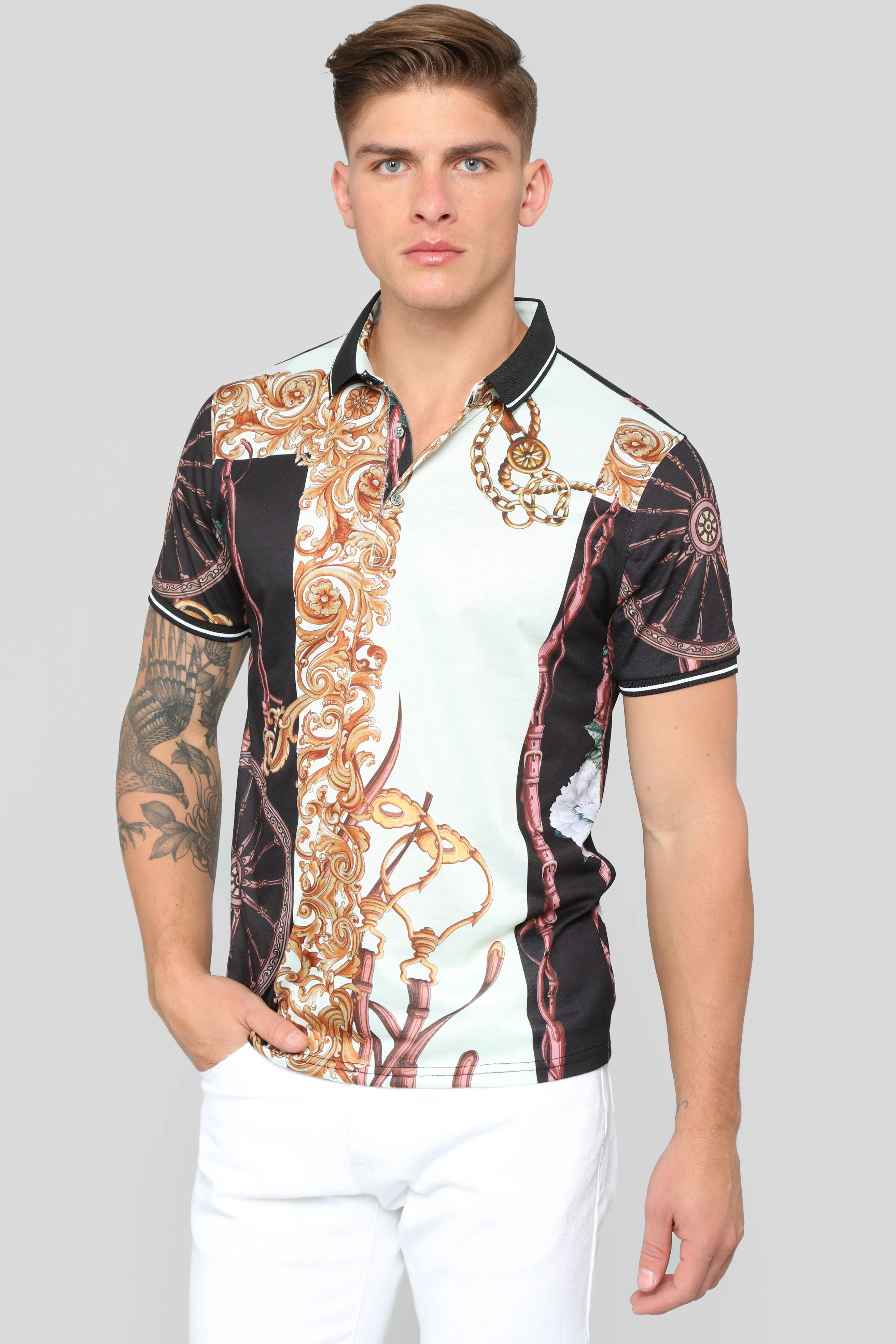 Anton Short Sleeve Polo - Black