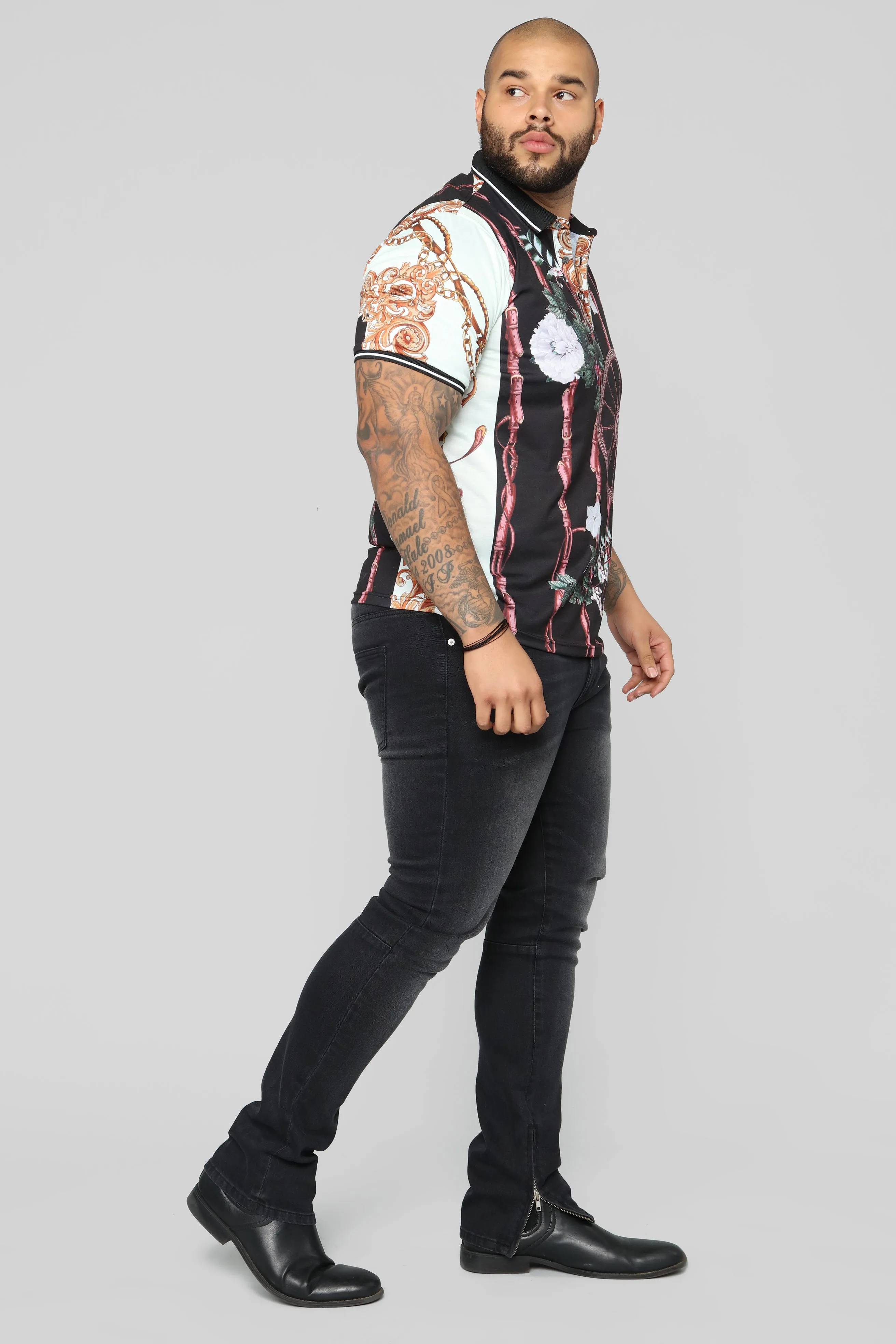 Anton Short Sleeve Polo - Black