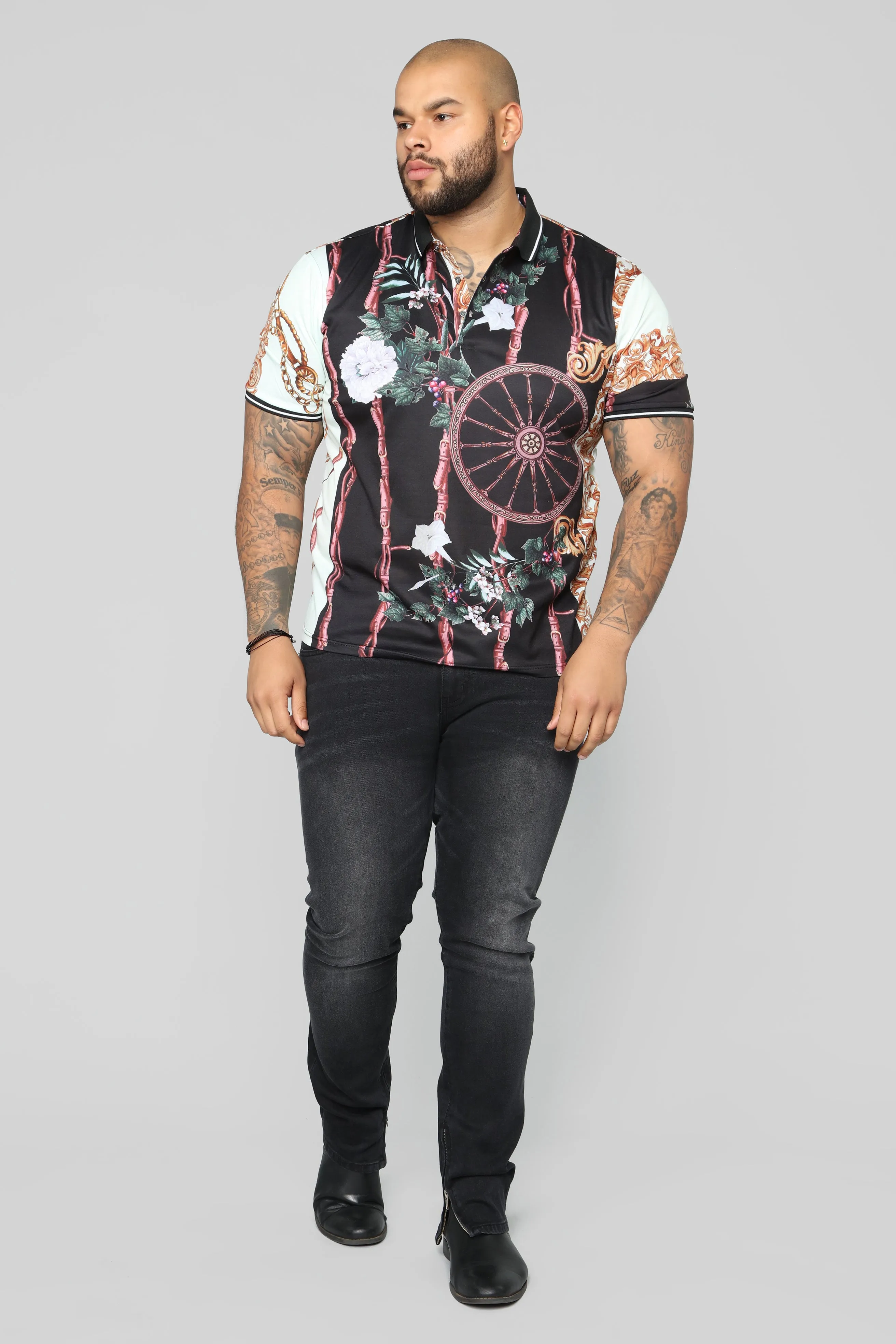 Anton Short Sleeve Polo - Black