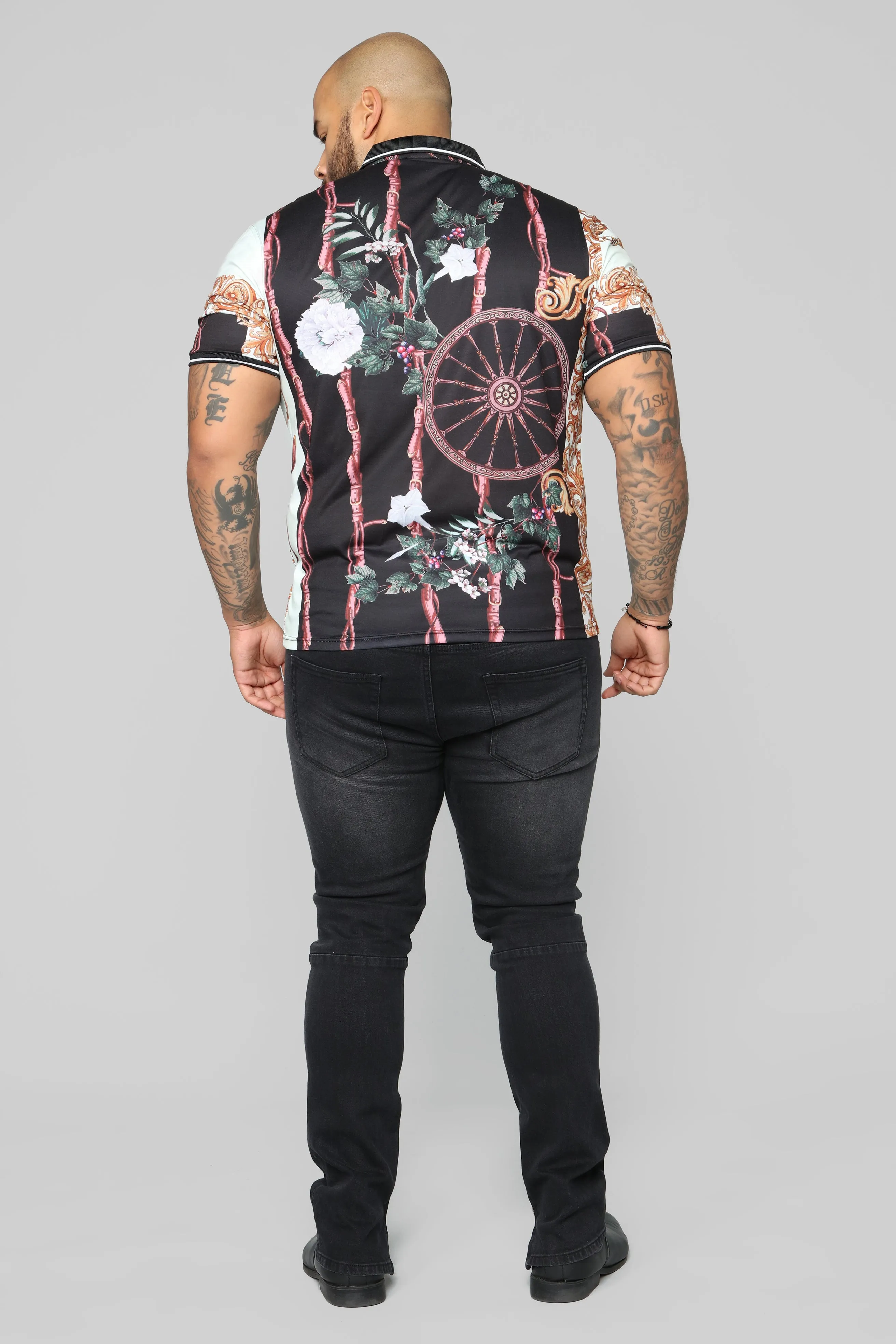 Anton Short Sleeve Polo - Black