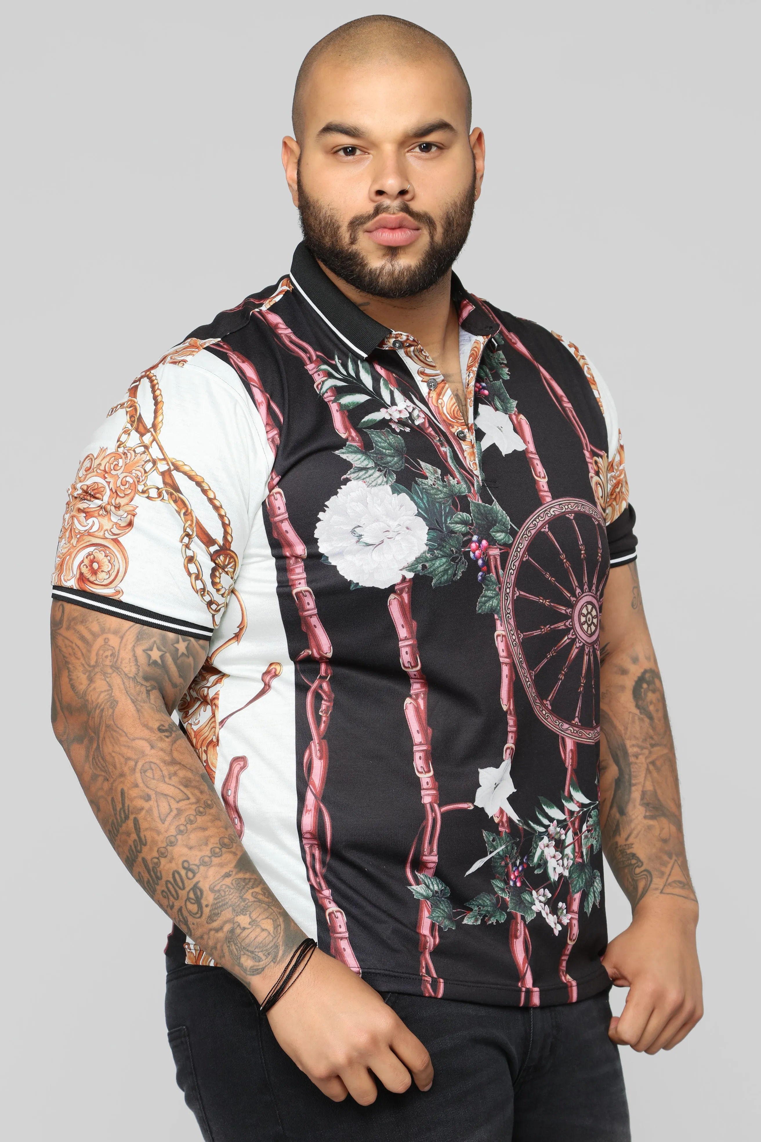Anton Short Sleeve Polo - Black