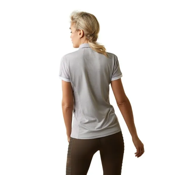 Ariat Womens Bandera 1/4 Zip Short Sleeve Polo Shirt