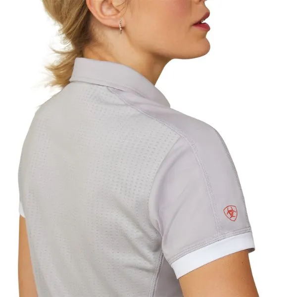 Ariat Womens Bandera 1/4 Zip Short Sleeve Polo Shirt