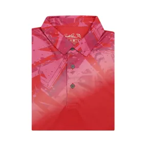 Arnold Palmer Short-Sleeved Polo Shirt - Red