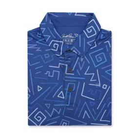 ARNOLD PALMER Short-Sleeved Quick-Dry Polo Shirt - Blue