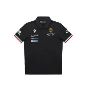Automobili Lamborghini SC63 HyperCar Kids Team Polo Shirt - Youth Black/White