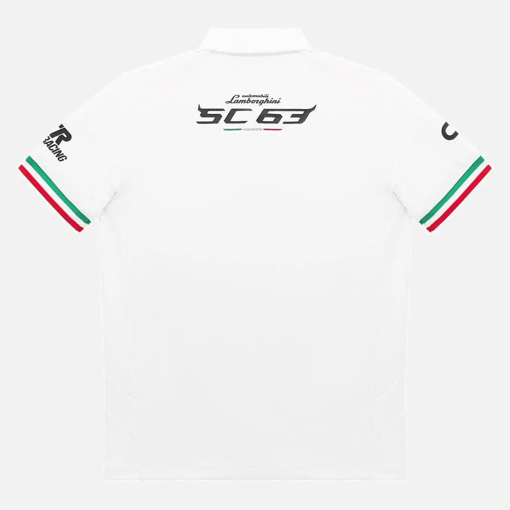 Automobili Lamborghini SC63 HyperCar Kids Team Polo Shirt - Youth Black/White
