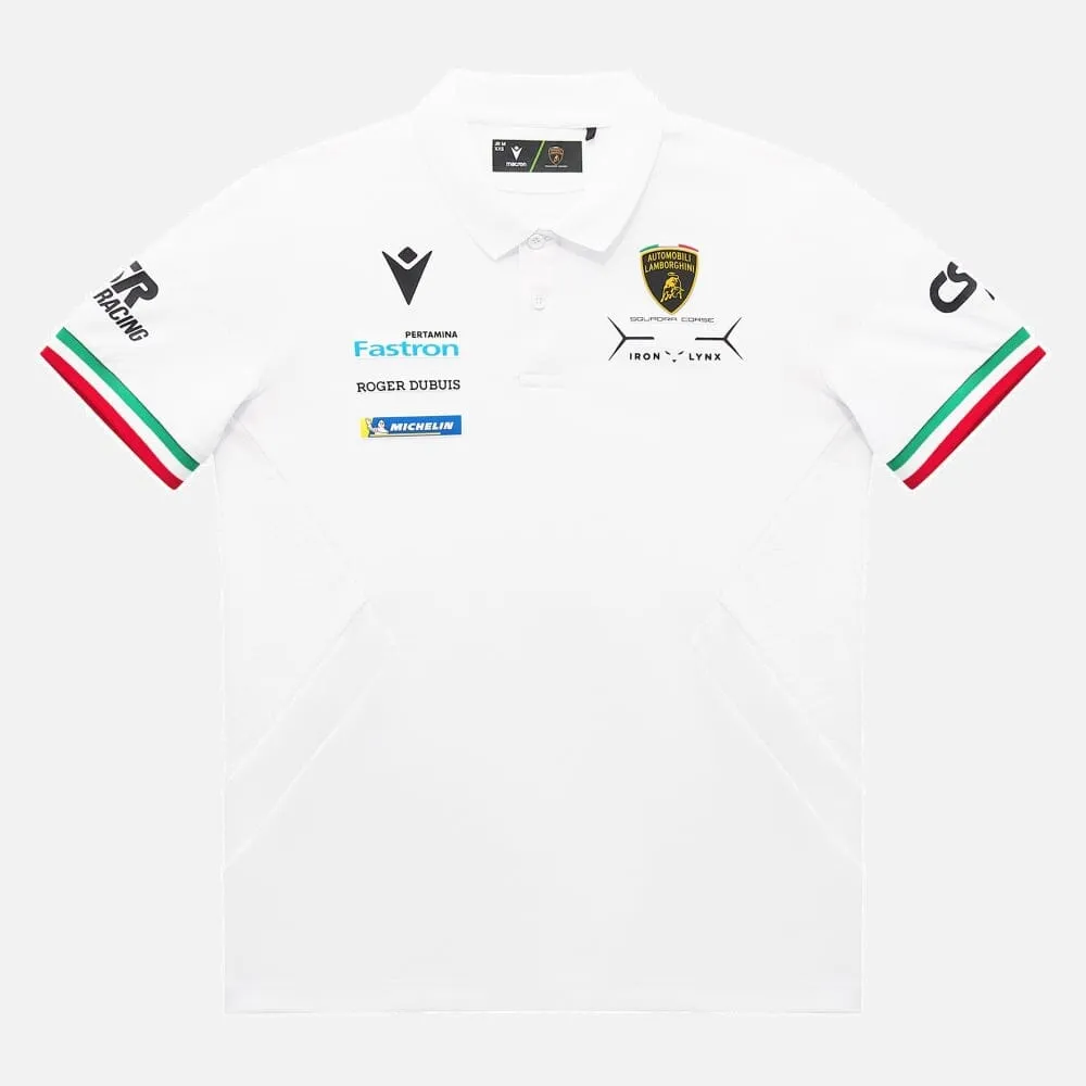 Automobili Lamborghini SC63 HyperCar Kids Team Polo Shirt - Youth Black/White