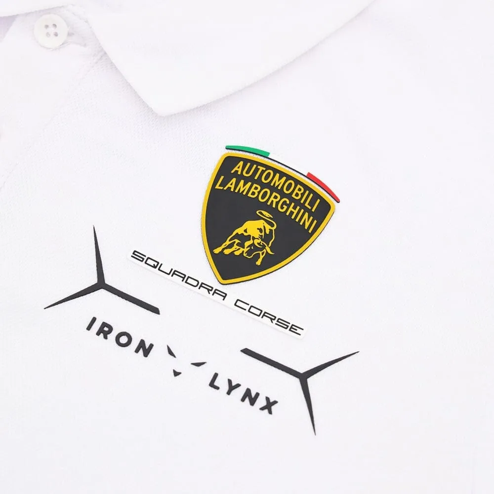 Automobili Lamborghini SC63 HyperCar Kids Team Polo Shirt - Youth Black/White