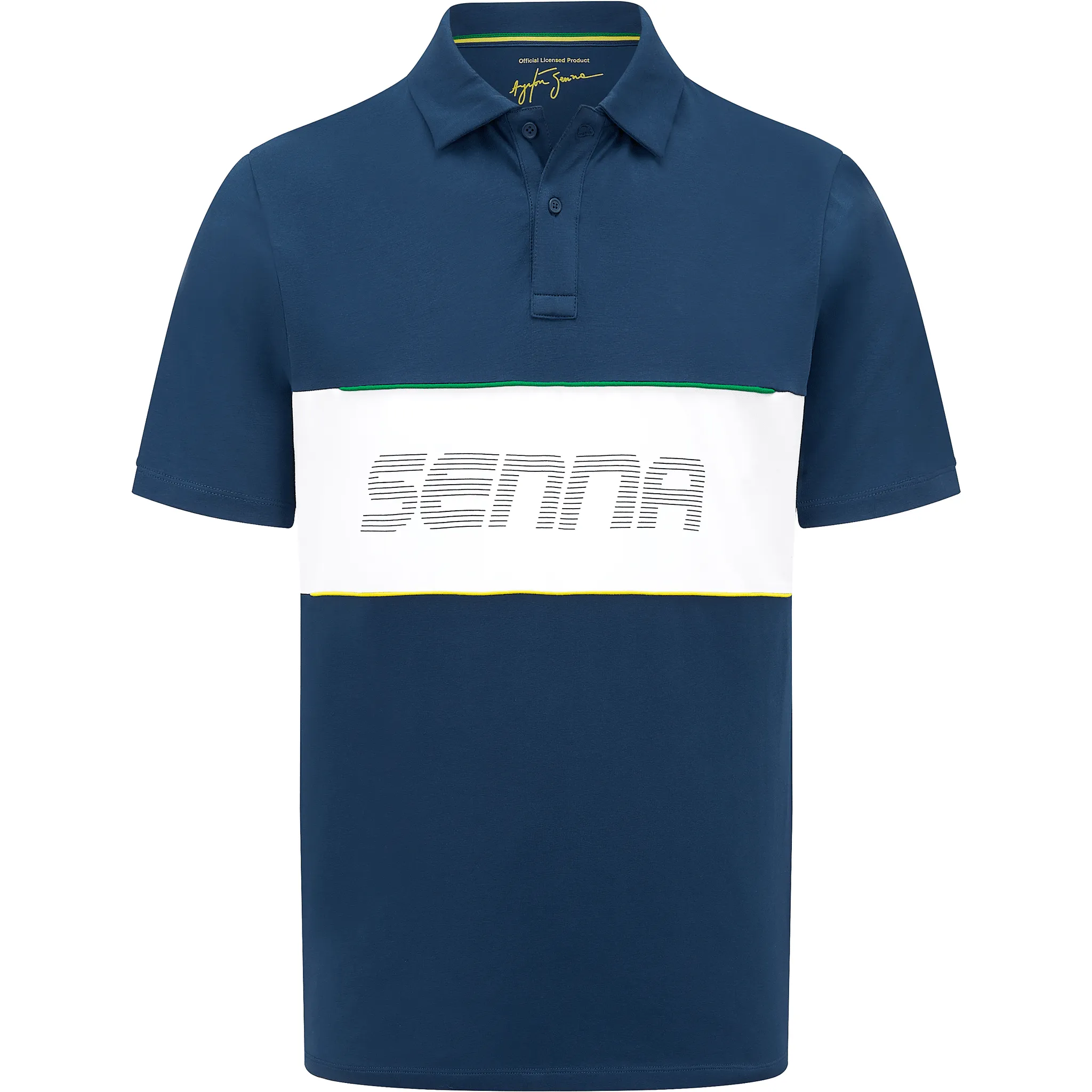 Ayrton Senna Men's Race Polo Shirt