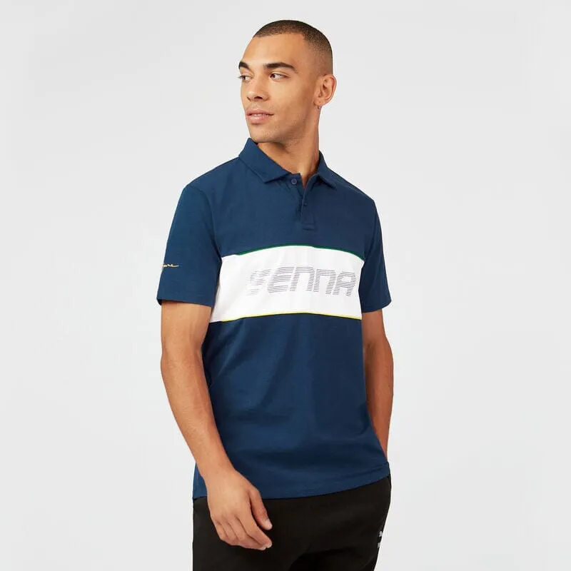 Ayrton Senna Men's Race Polo Shirt