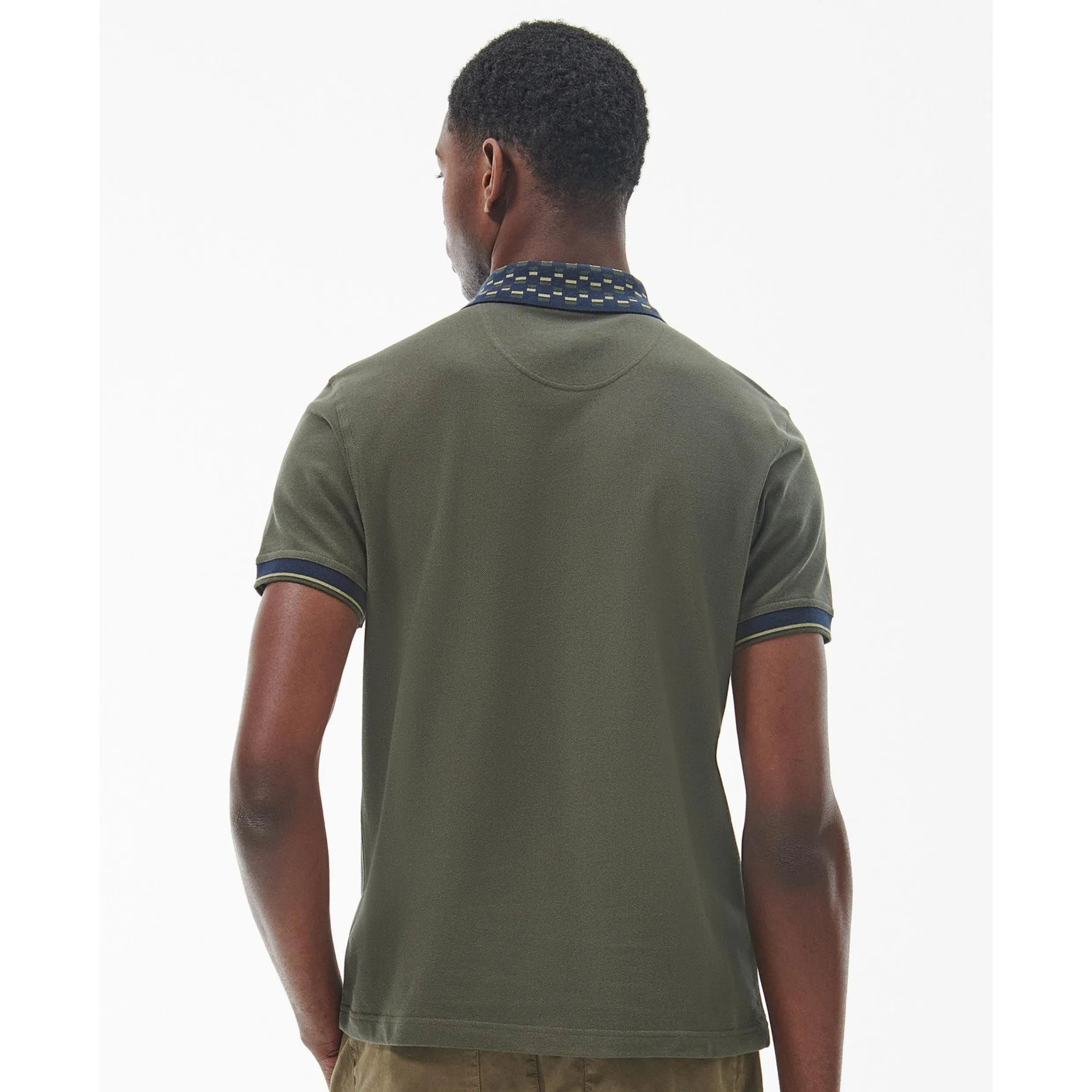 Barbour Middleham Tailored Polo Shirt Olive MML1332OL51