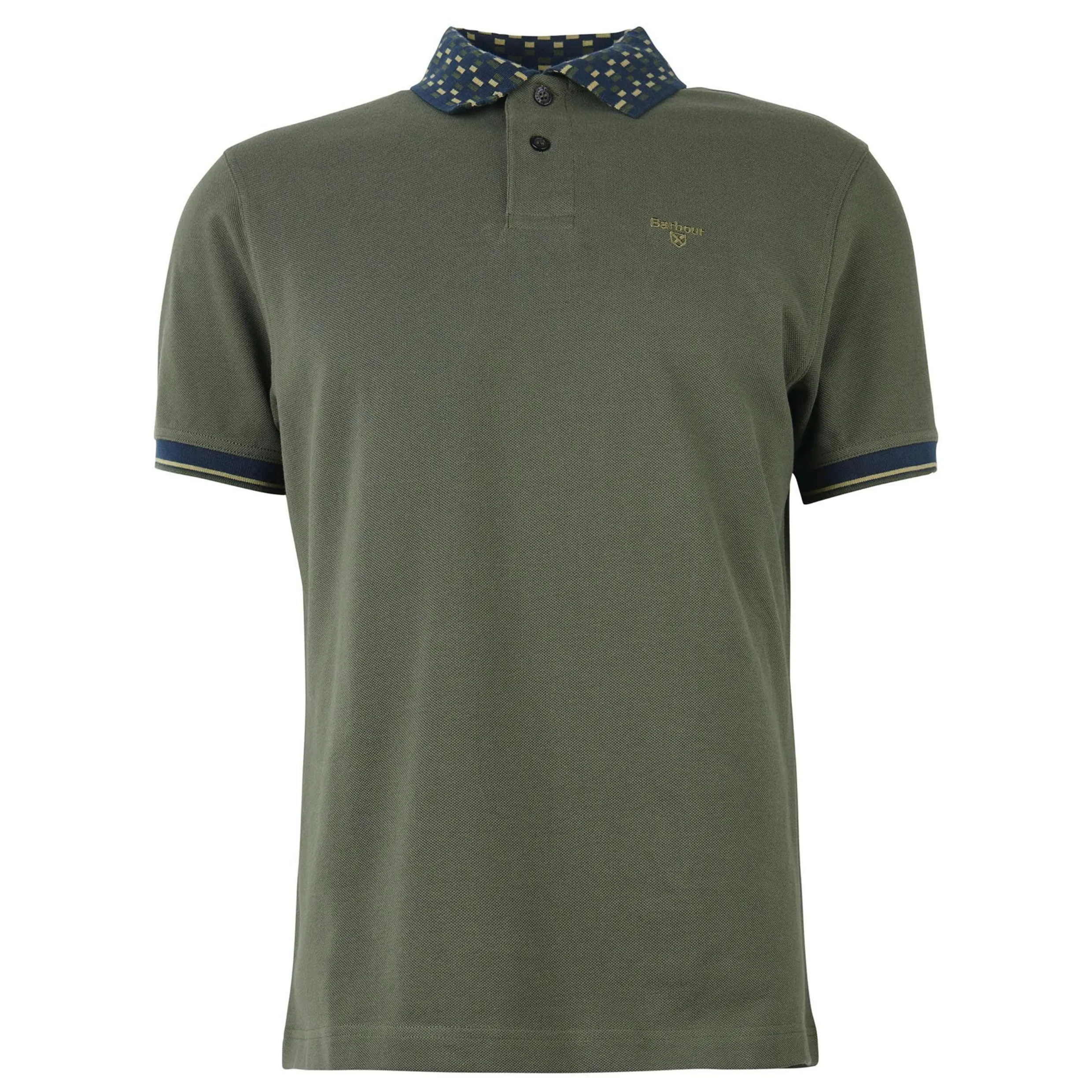 Barbour Middleham Tailored Polo Shirt Olive MML1332OL51