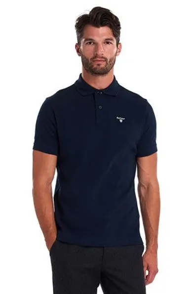 Barbour Polo Shirt-Tartan Pique-New Navy-MML0012NY31