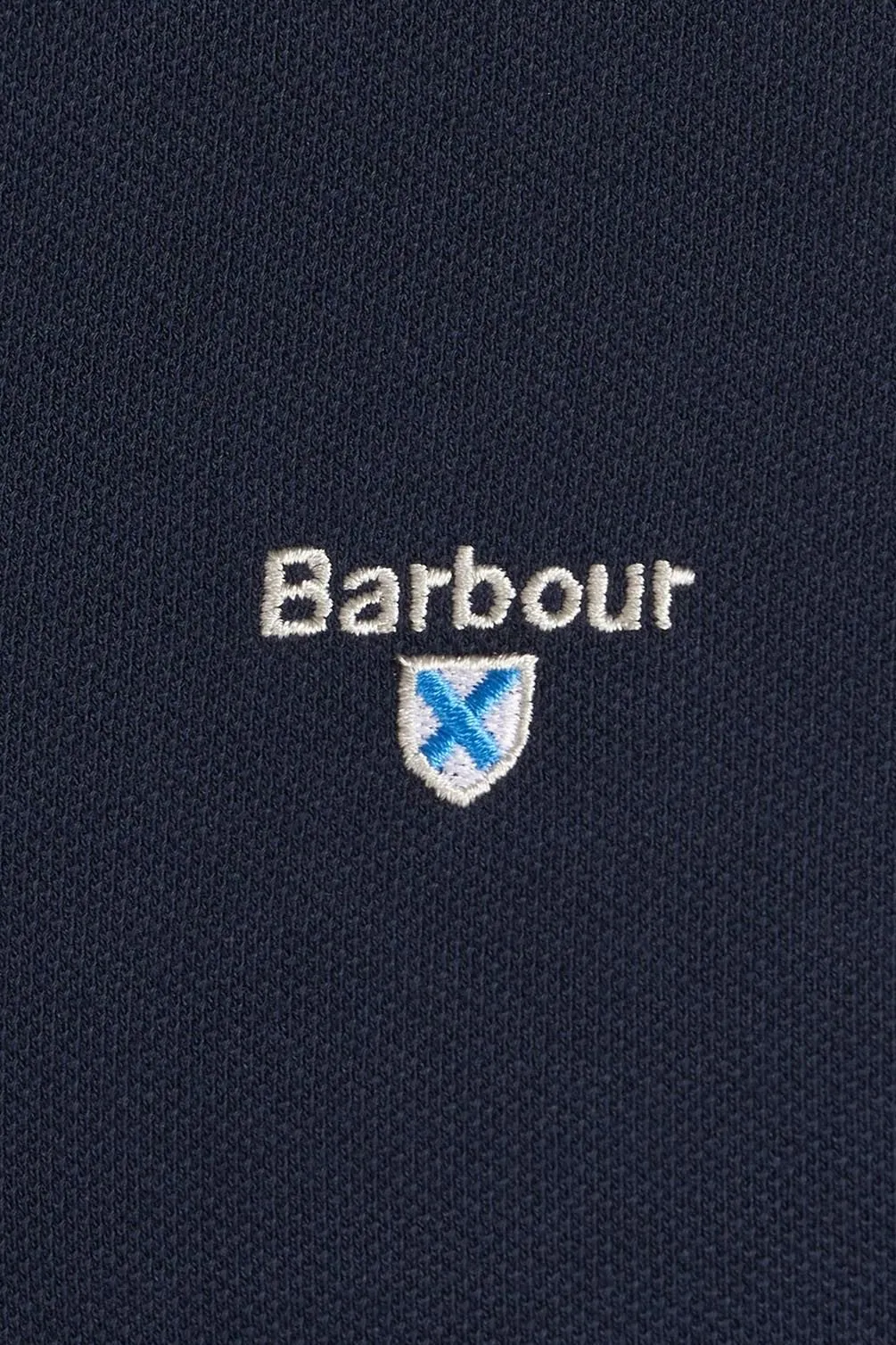Barbour Polo Shirt-Tartan Pique-New Navy-MML0012NY31
