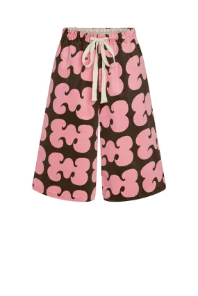 Bowie Joker Print Shorts