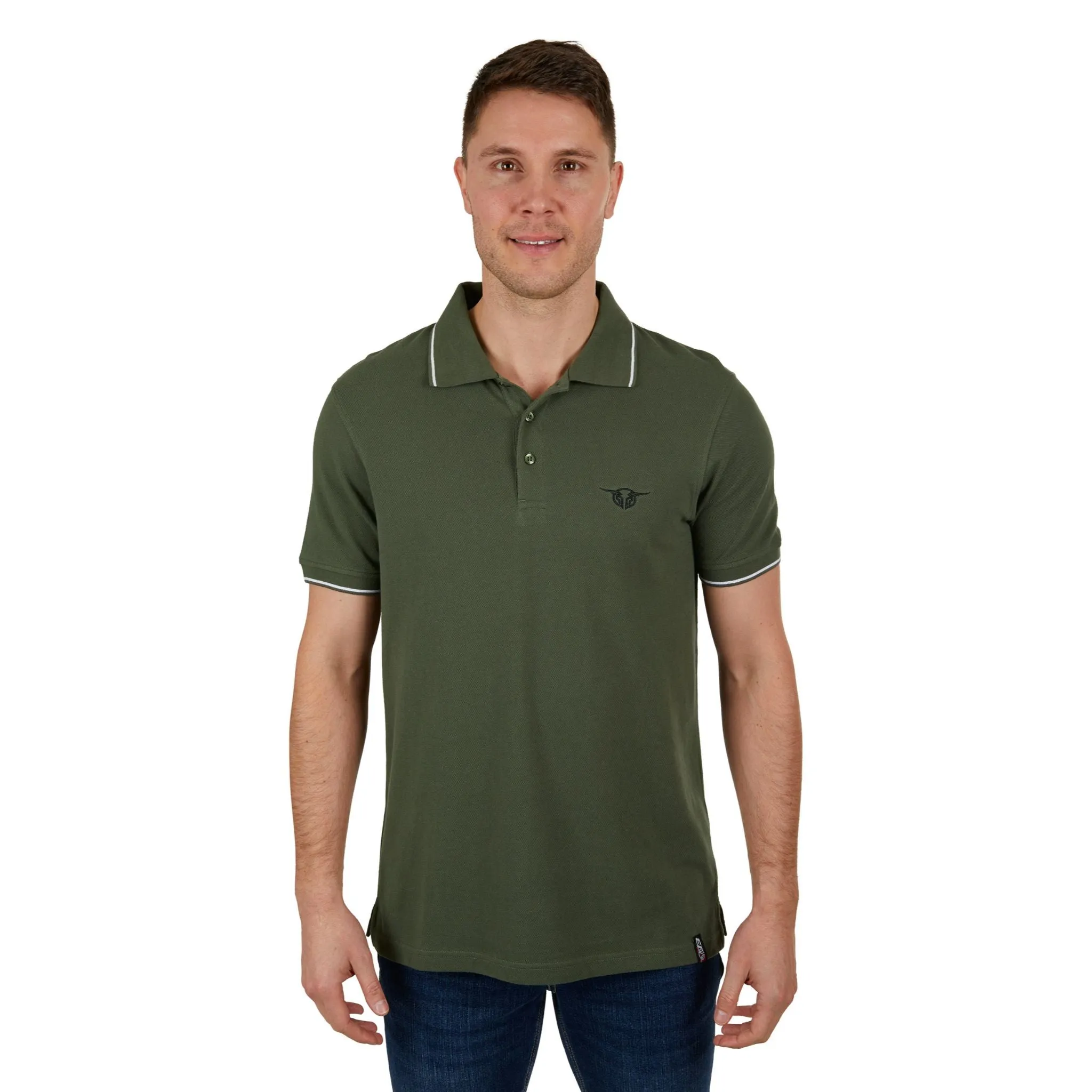 Bullzye Mens Dennis Short Sleeve Polo Shirt