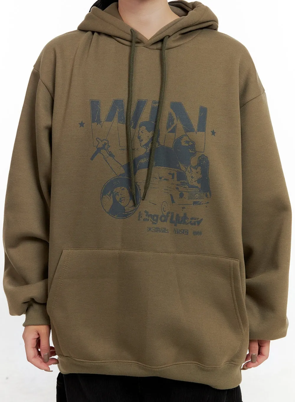 Chic Graphic Oversized Hoodie CN407