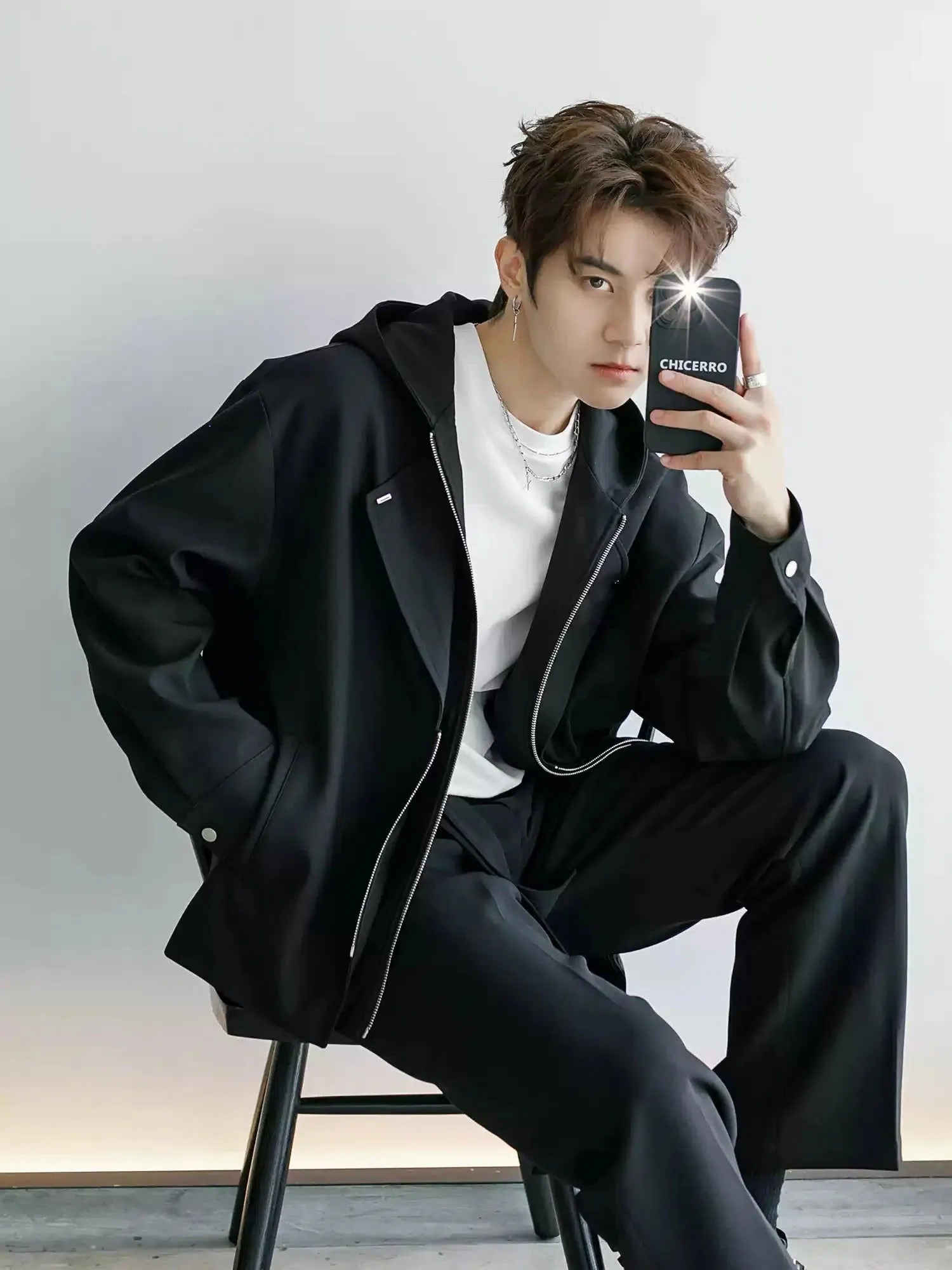 Chuan Two-Piece Cozy Fit Zip-Up Hoodie