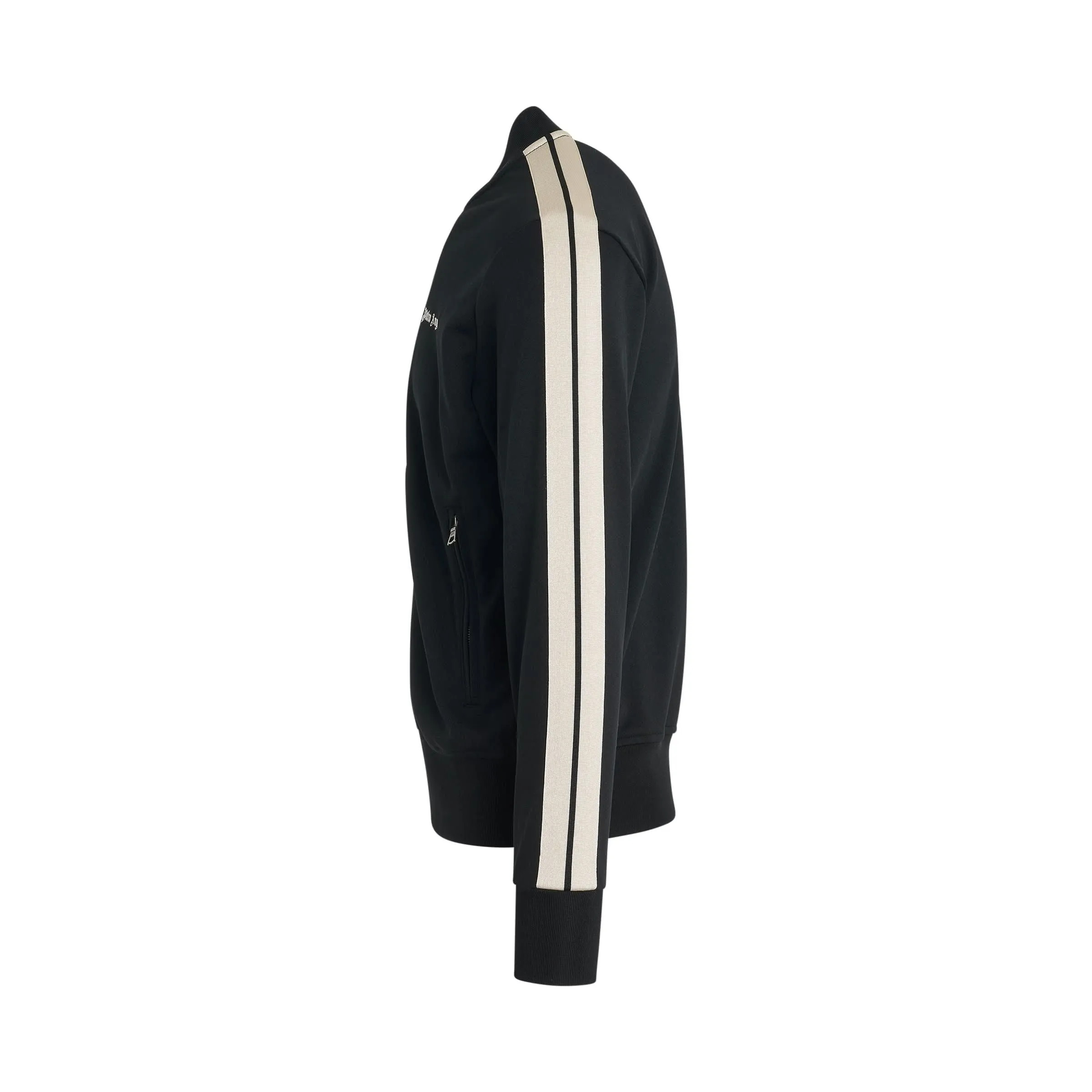 Classic Logo Bomber Jacket in Black/Off White