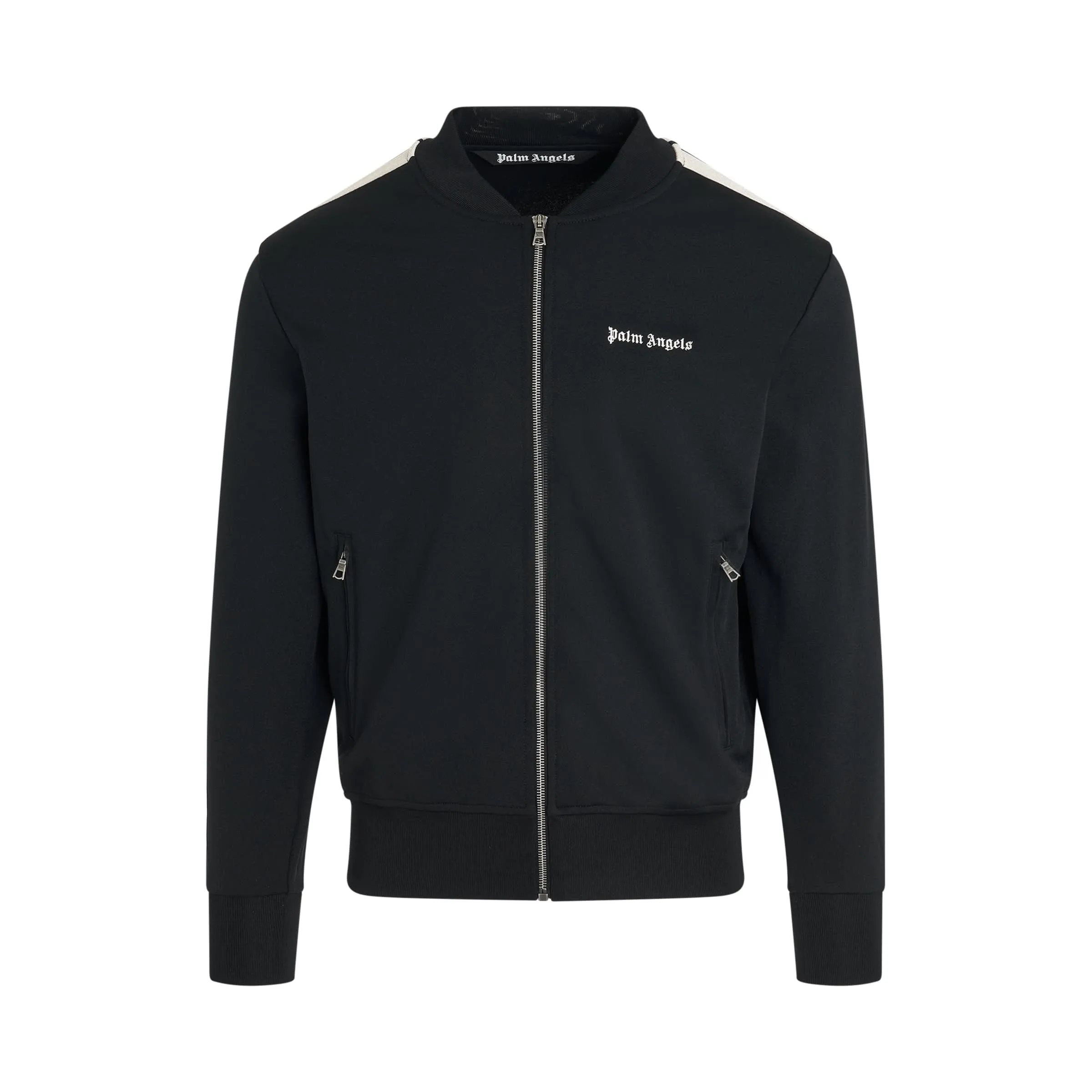 Classic Logo Bomber Jacket in Black/Off White