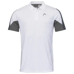 CLUB 22 TECH POLO SHIRT WHITE - MENS