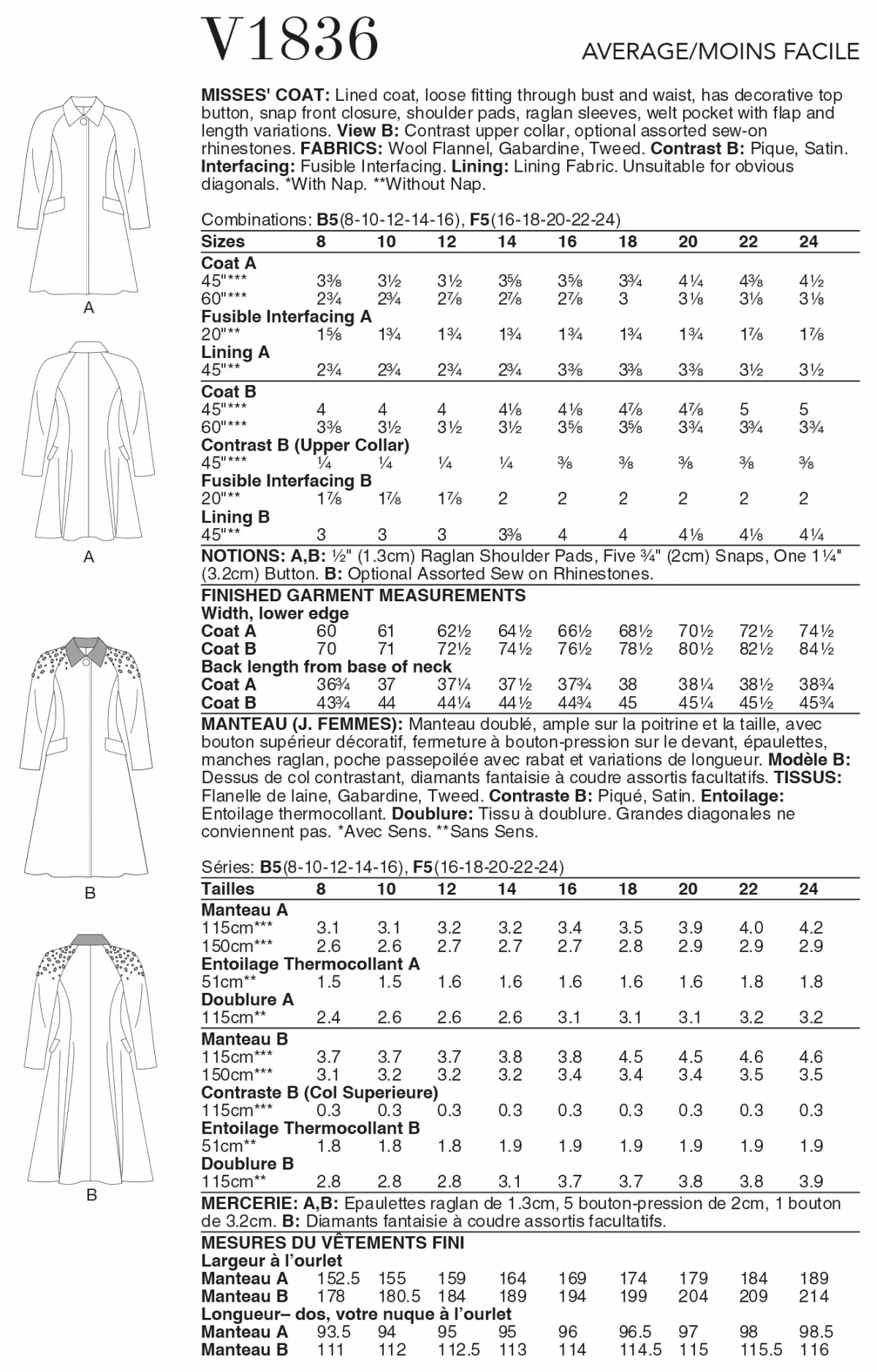 COAT - V1836