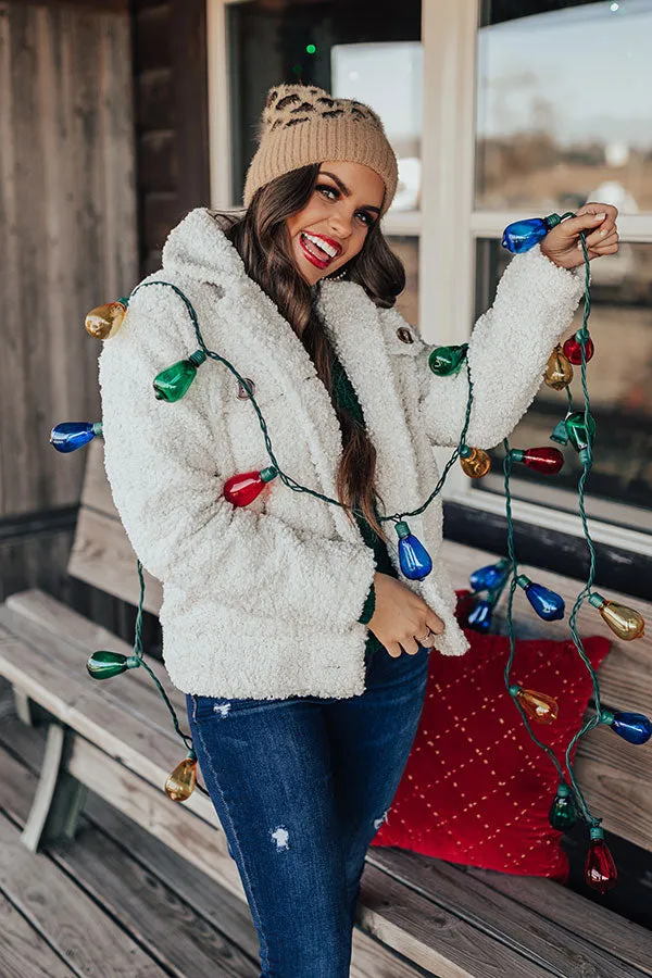 Cozy Confessions Sherpa Jacket