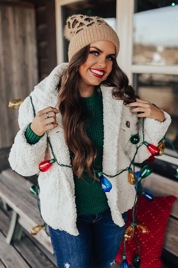 Cozy Confessions Sherpa Jacket