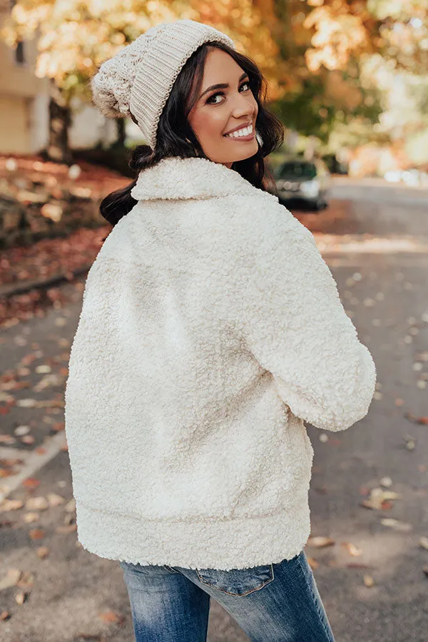Cozy Confessions Sherpa Jacket