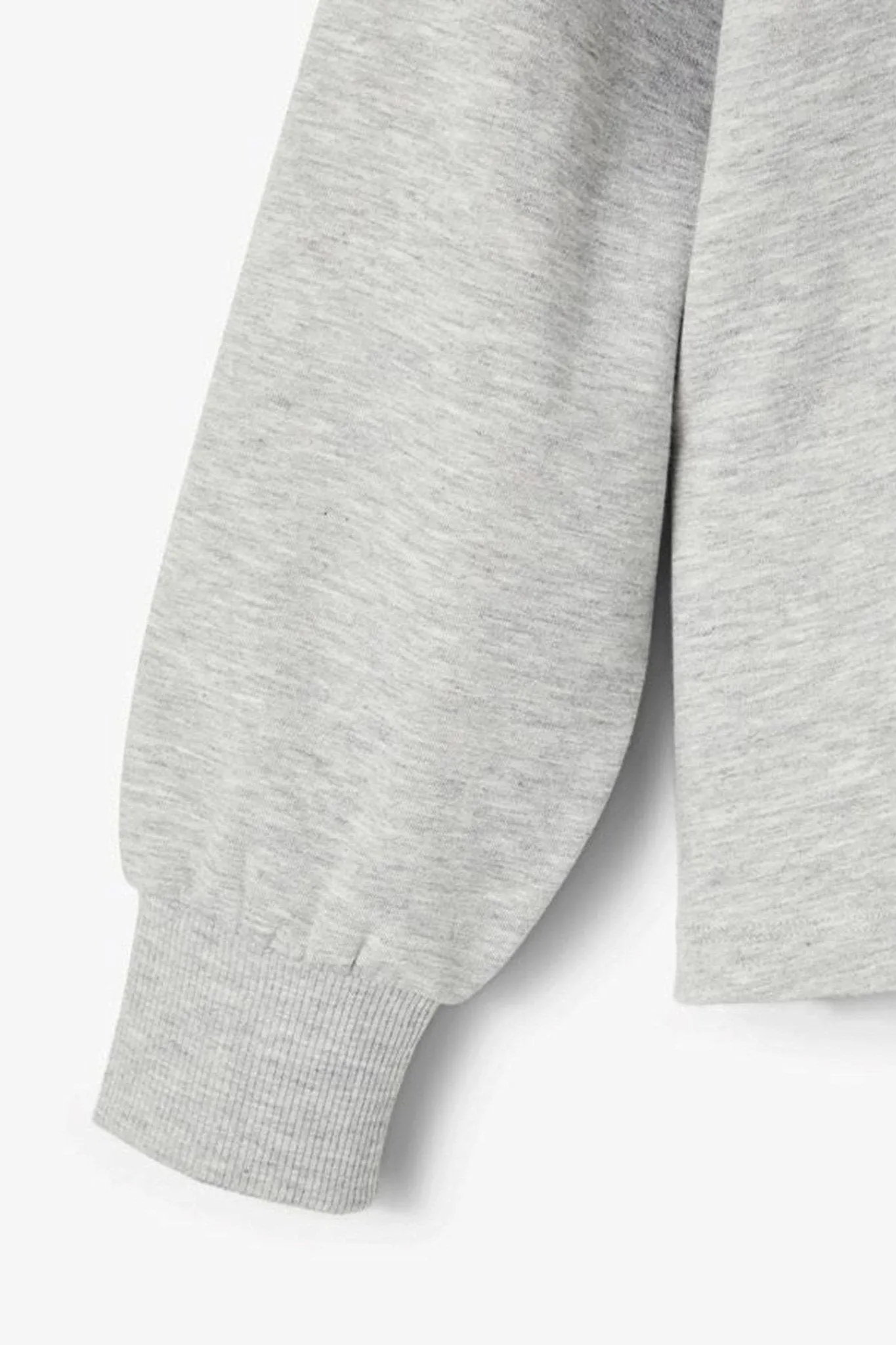 Cropped hoodie - Light grey