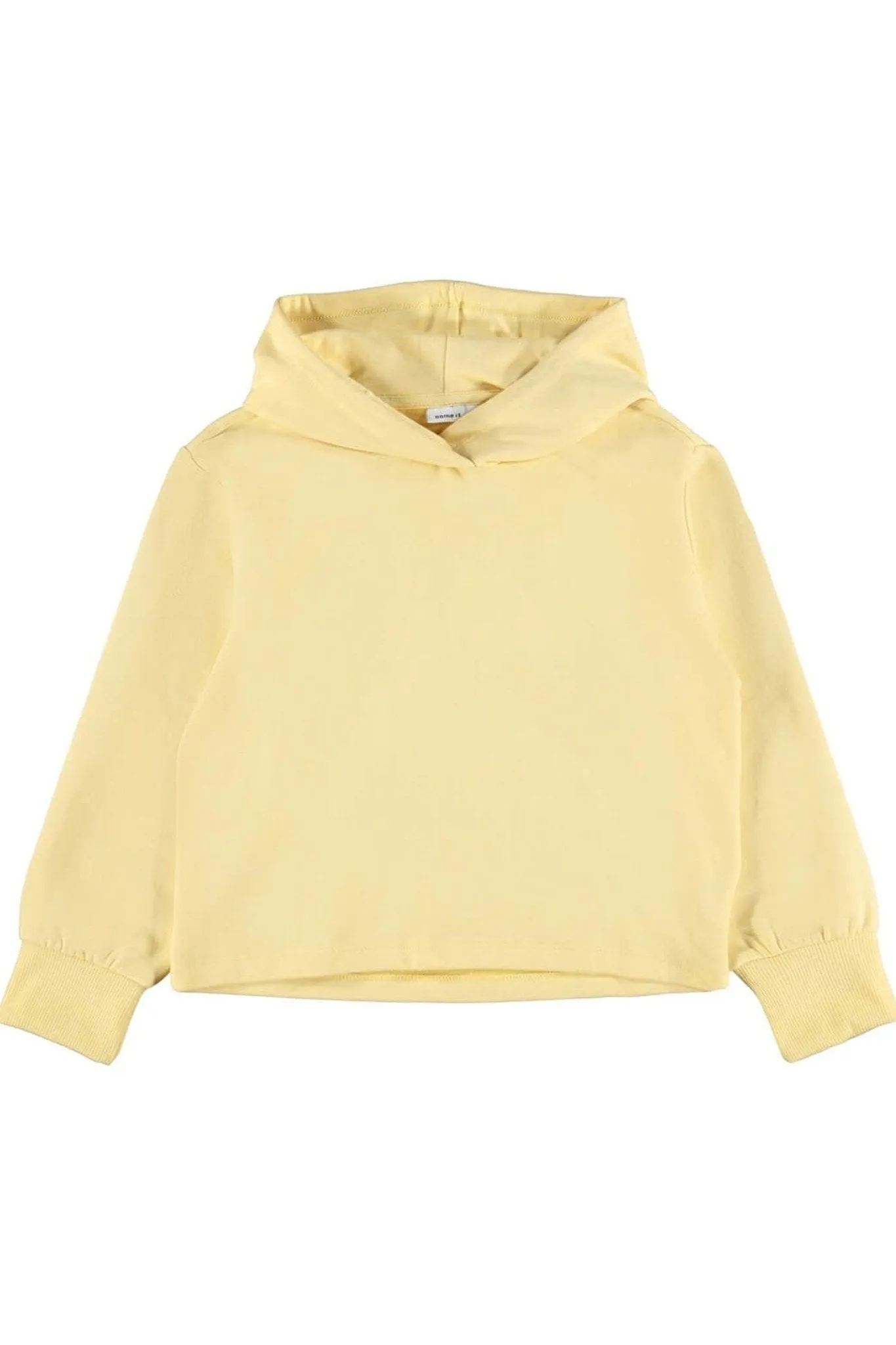 Cropped hoodie - Yellow