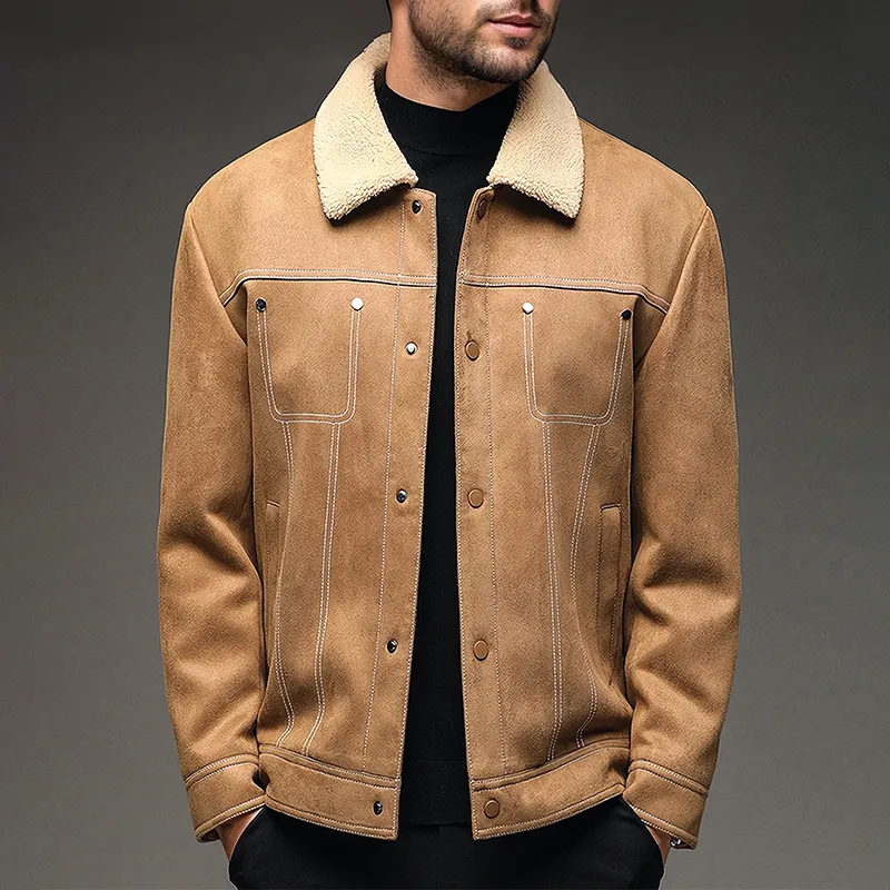 CRUSADER SHERPA EDGE LEATHER JACKET