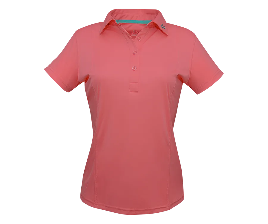 Dark Pink Designer Polo Shirt Women