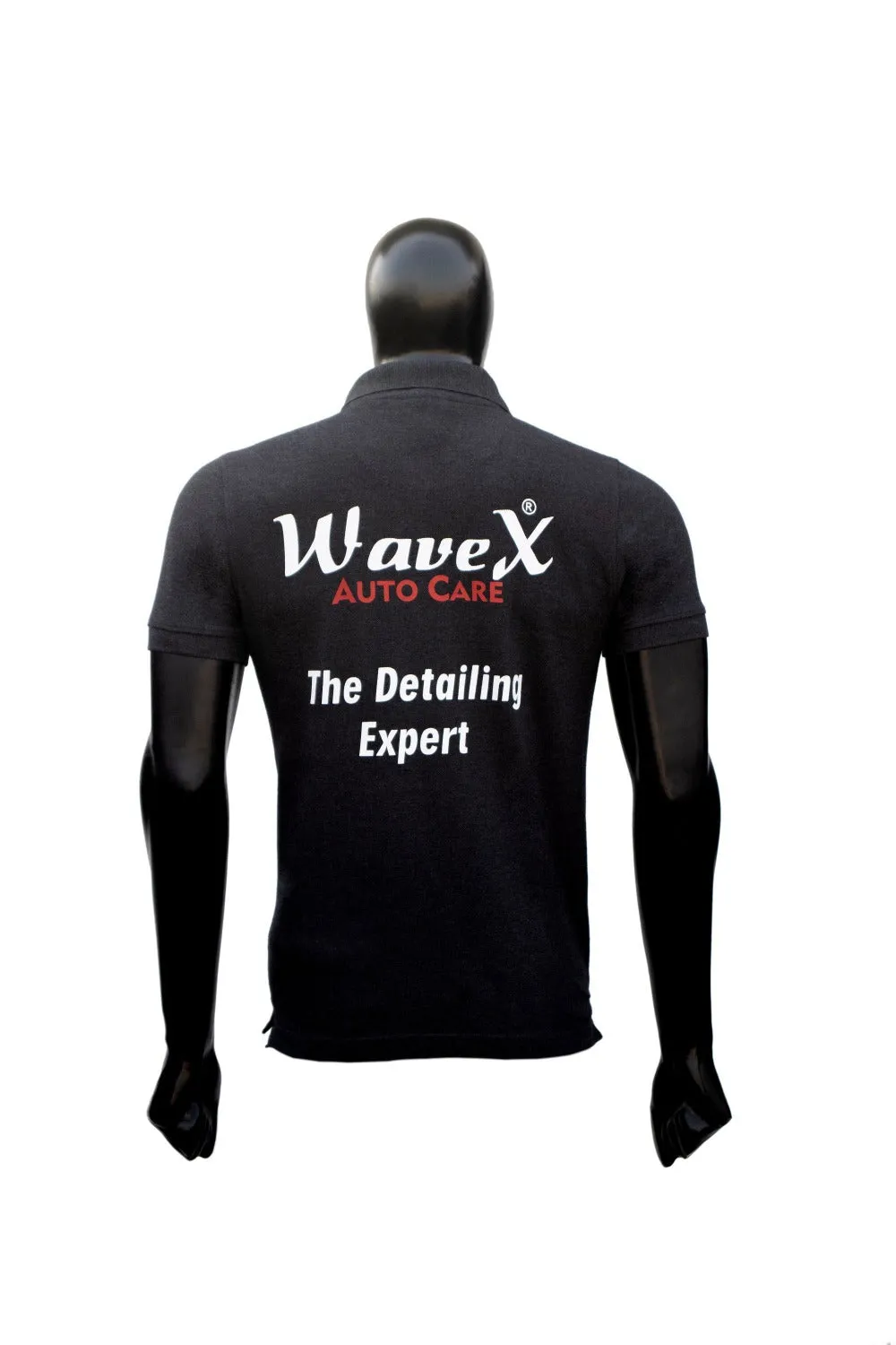 Detailing Merchandise Combo 2- WaveX Dark Grey Collar T-Shirt   WaveX Detailing Apron   WaveX Detailing Cap