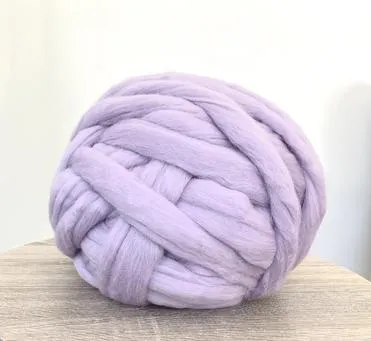 DIY Knit Kit With Needles, Lap Throw 30x50 in, Merino wool