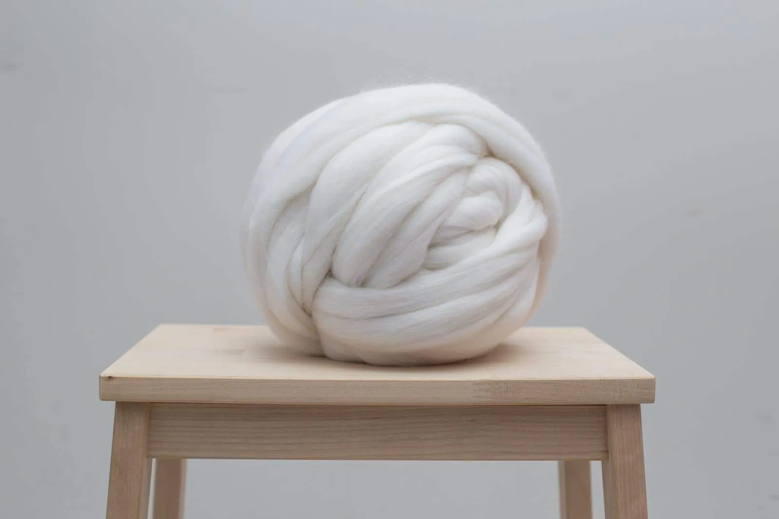 DIY Knit Kit With Needles, Lap Throw 30x50 in, Merino wool