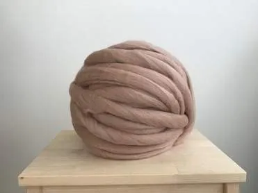 DIY Knit Kit With Needles, Lap Throw 30x50 in, Merino wool