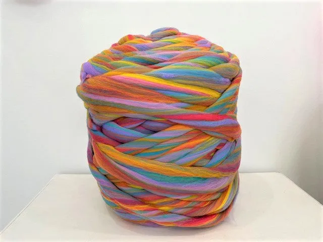 DIY Knit Kit With Needles, Lap Throw 30x50 in, Merino wool