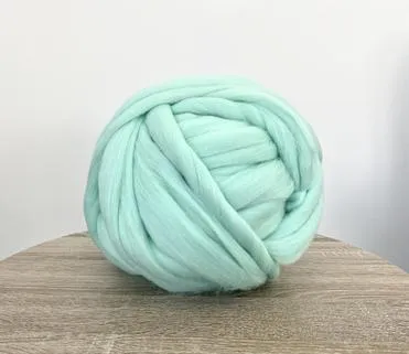 DIY Knit Kit With Needles, Lap Throw 30x50 in, Merino wool